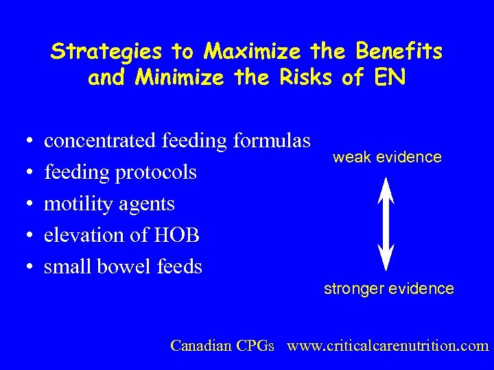 Strategies to Maximize the Benefits and Minimize the Risks of EN • • •
