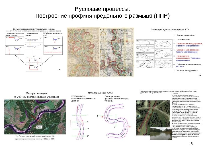 Русловые процессы. Построение профиля предельного размыва (ППР) 8 