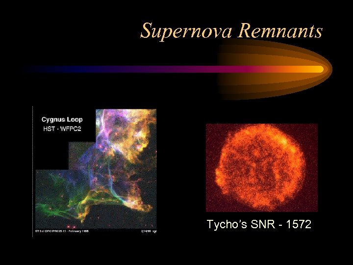 Supernova Remnants Tycho’s SNR - 1572 