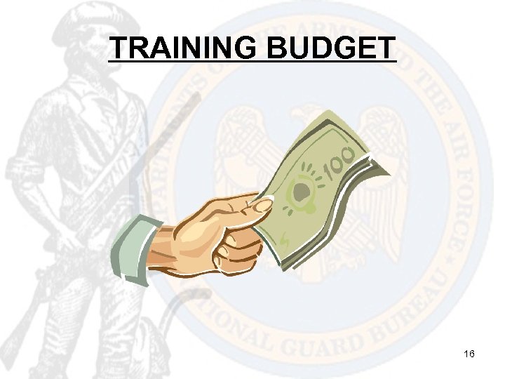 TRAINING BUDGET 16 