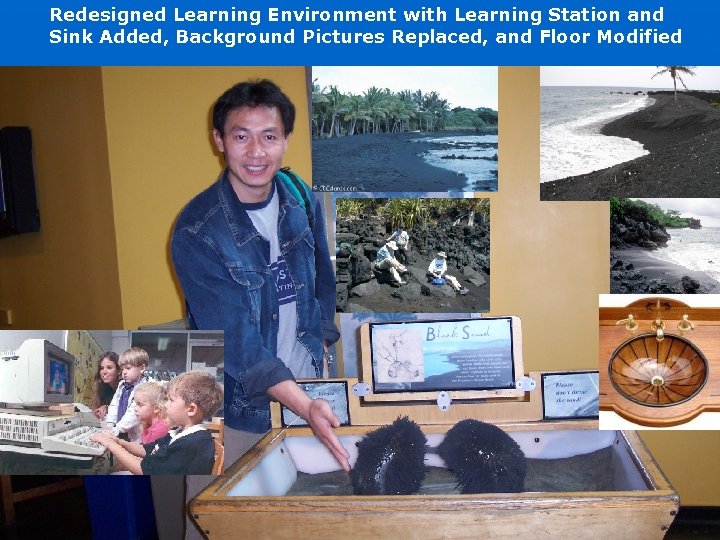 Redesigned Learning Environment with Learning Station and Sink Added, Background Pictures Replaced, and Floor