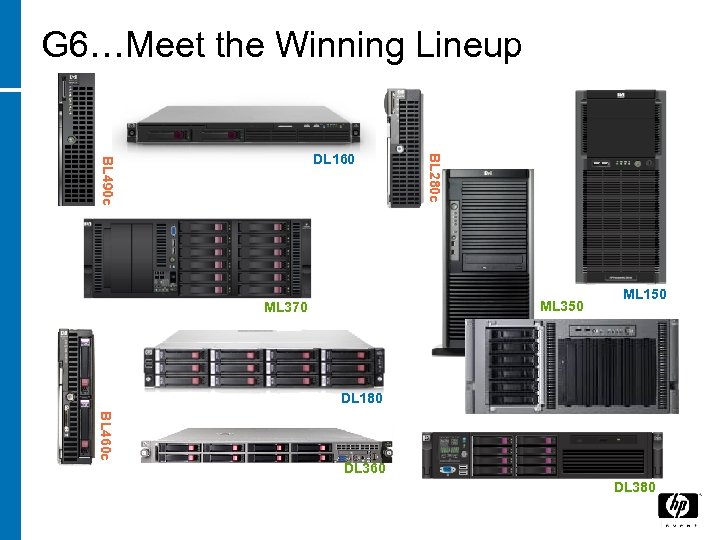 G 6…Meet the Winning Lineup BL 280 c BL 490 c DL 160 ML
