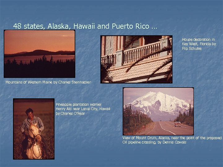 48 states, Alaska, Hawaii and Puerto Rico … House decoration in Key West, Florida