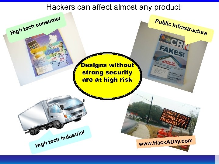 Hackers can affect almost any product r ume ons Publ c tech High ic