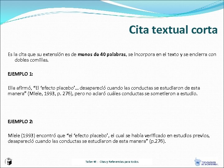 Taller 5 Citas Y Referencias Para Todos Alejandra