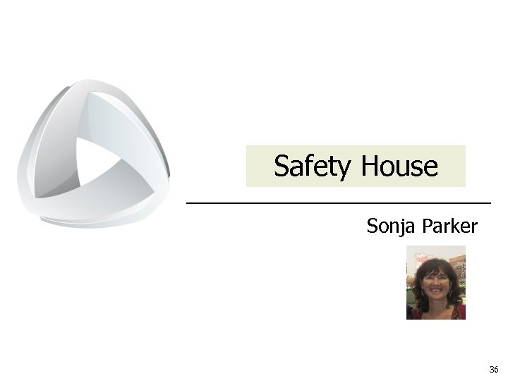 Safety House Sonja Parker 36 