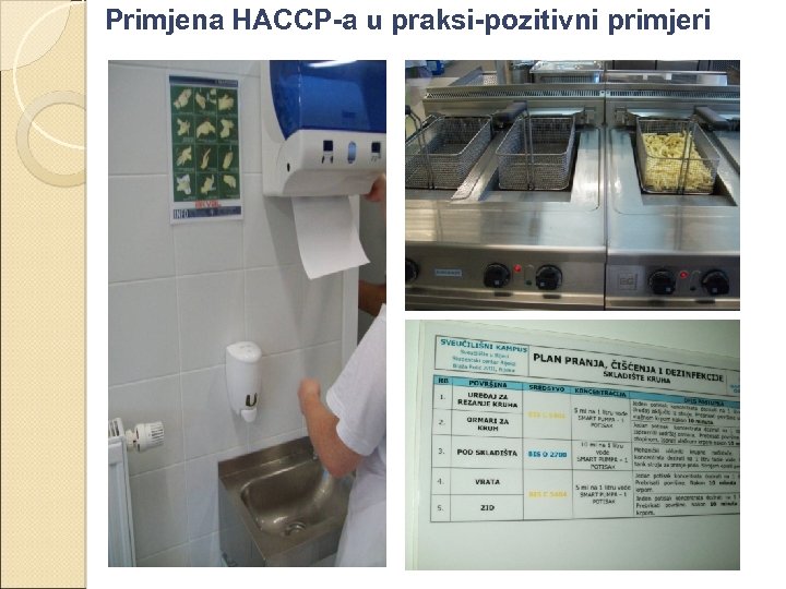 Primjena HACCP-a u praksi-pozitivni primjeri 