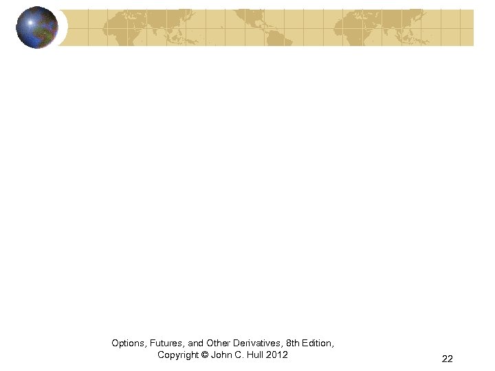 Options, Futures, and Other Derivatives, 8 th Edition, Copyright © John C. Hull 2012