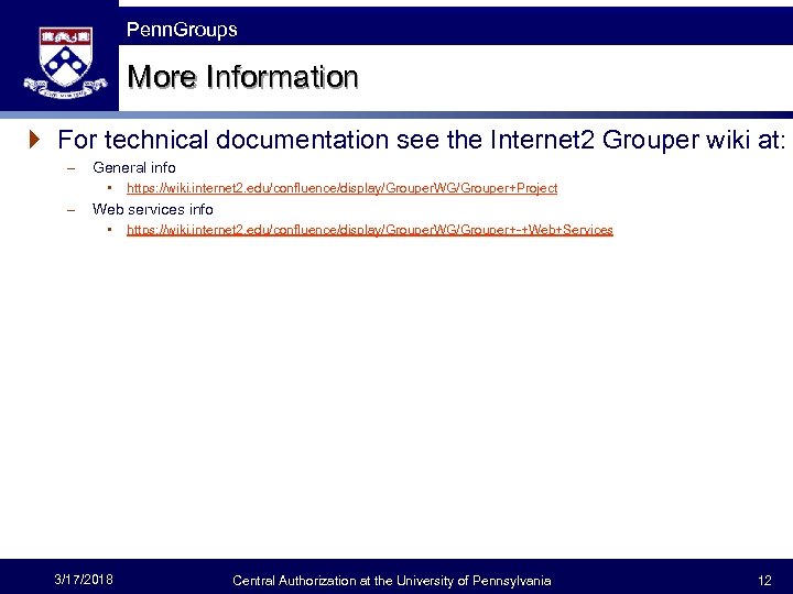 The Fast Framework Penn. Groups More Information } For technical documentation see the Internet