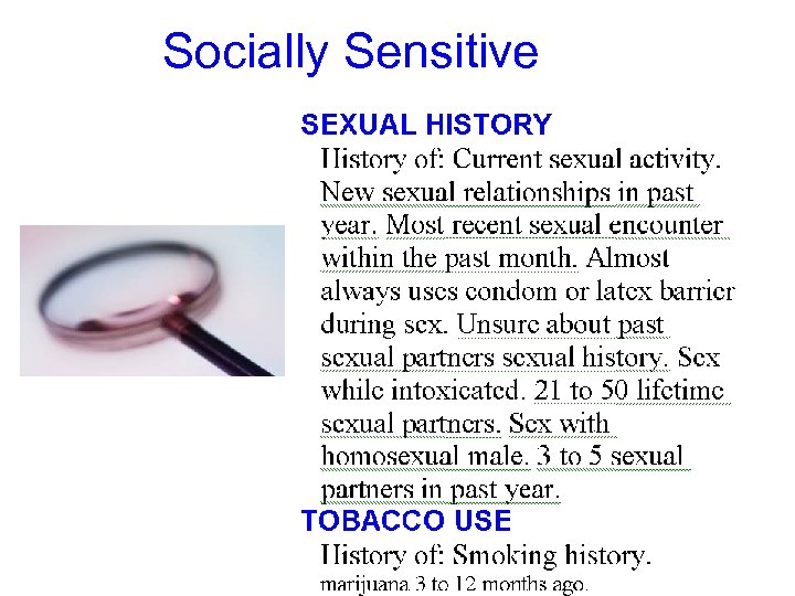 Socially Sensitive 