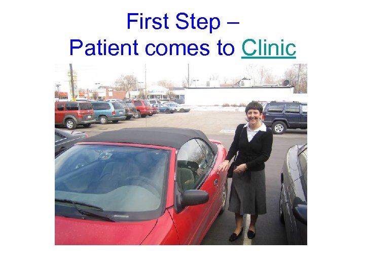 First Step – Patient comes to Clinic 