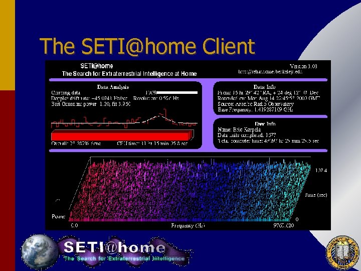 The SETI@home Client 