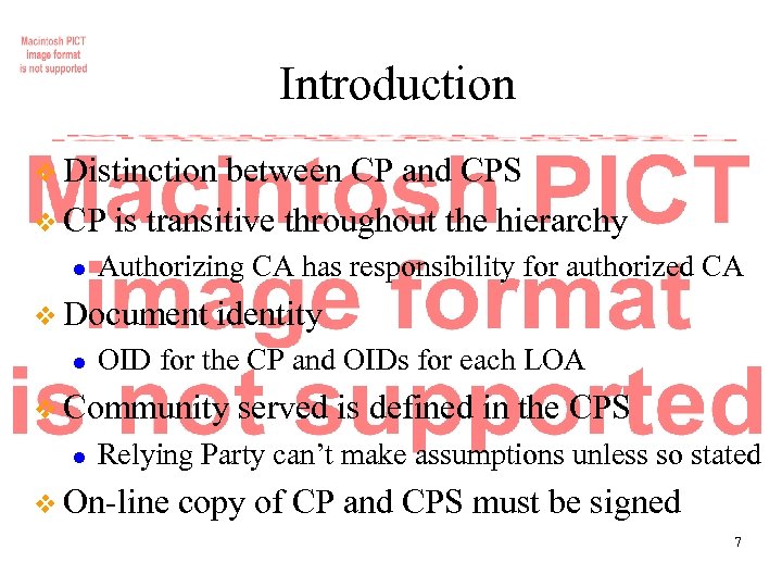 Introduction v Distinction between CP and CPS v CP is transitive throughout the hierarchy