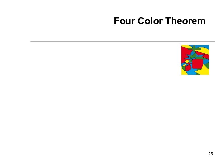 Four Color Theorem 25 