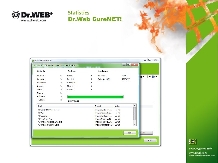 Statistics Dr. Web Cure. NET! 