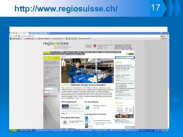 http: //www. regiosuisse. ch/ 17 