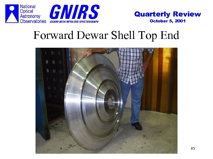 Quarterly Review October 5, 2001 Forward Dewar Shell Top End 95 