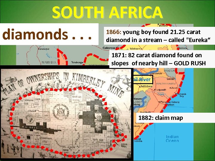 SOUTH AFRICA diamonds. . . K dia imbe mo rle nd y mi ne