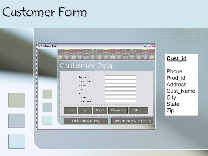 Customer Form 