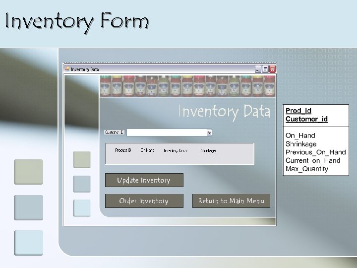 Inventory Form 