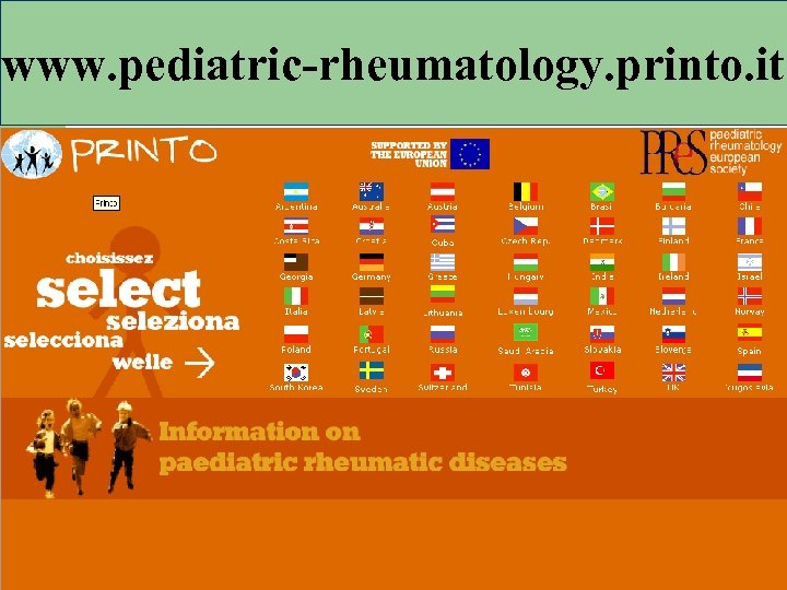 www. pediatric-rheumatology. printo. it 