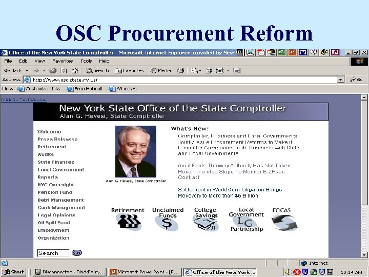 OSC Procurement Reform 