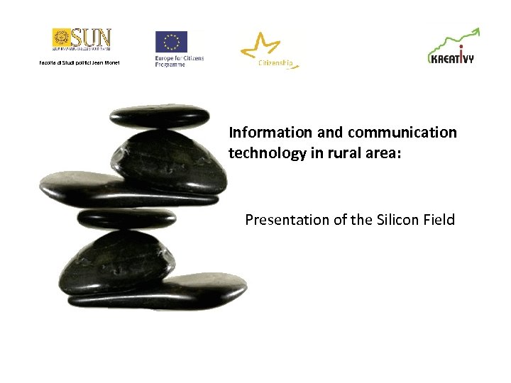 Facolta di Studi politici Jean Monet Information and communication technology in rural area: Presentation