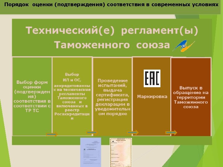 Порядок оценки (подтверждения) соответствия в современных условиях 