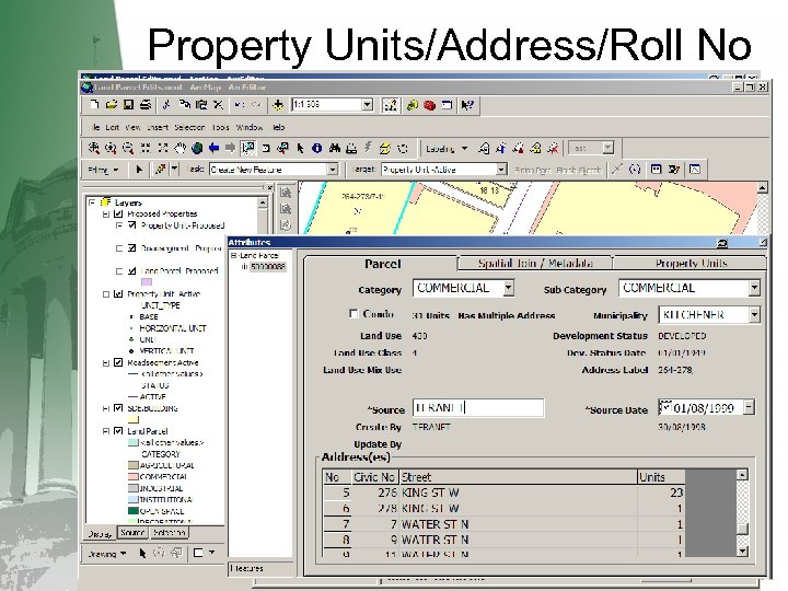 Property Units/Address/Roll No 