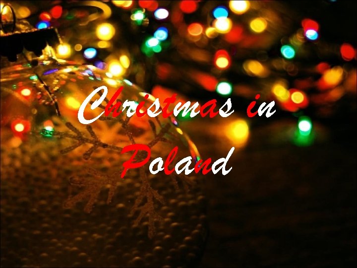 Christmas in Poland 
