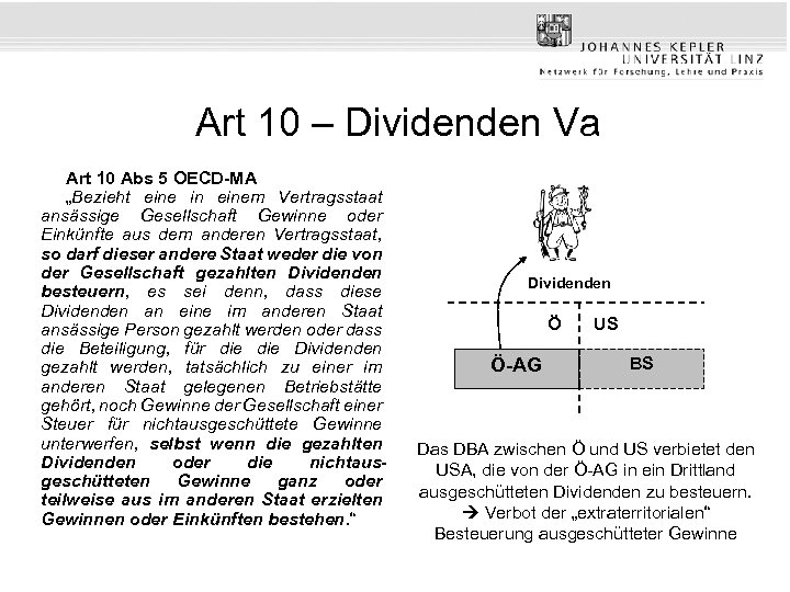 Art 10 – Dividenden Va Art 10 Abs 5 OECD-MA „Bezieht eine in einem