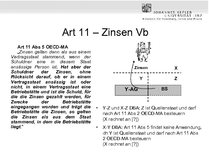 Art 11 – Zinsen Vb Art 11 Abs 5 OECD-MA „Zinsen gelten dann als