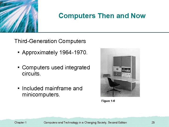 Computers Then and Now XP Third-Generation Computers • Approximately 1964 -1970. • Computers used