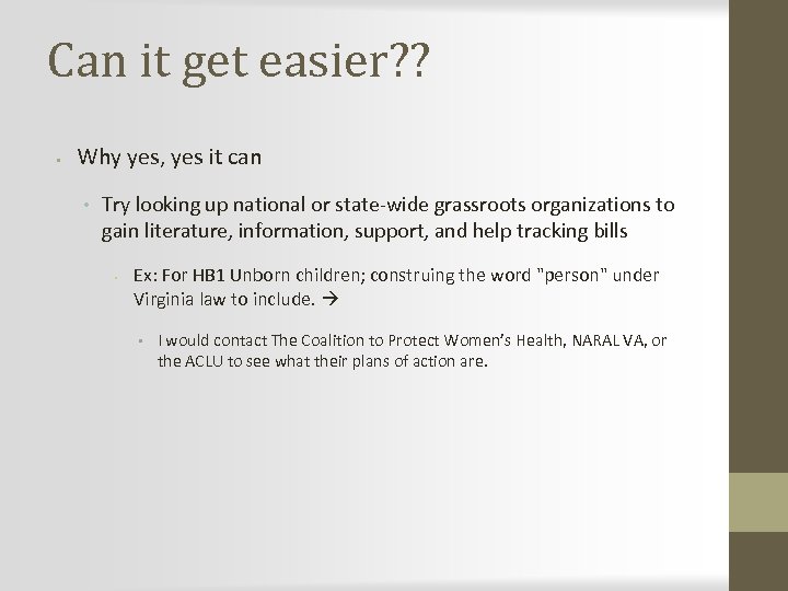 Can it get easier? ? • Why yes, yes it can • Try looking