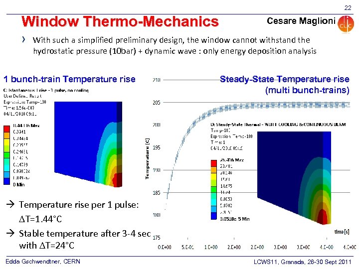 22 Window Thermo-Mechanics › Cesare Maglioni With such a simplified preliminary design, the window