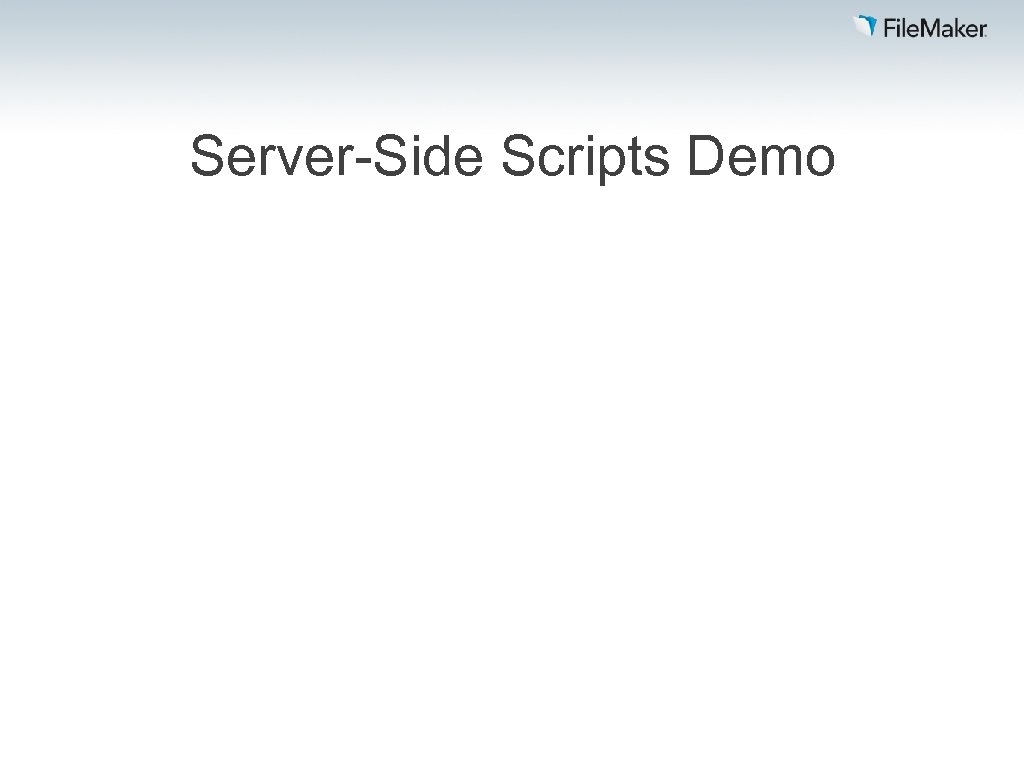 Server-Side Scripts Demo 