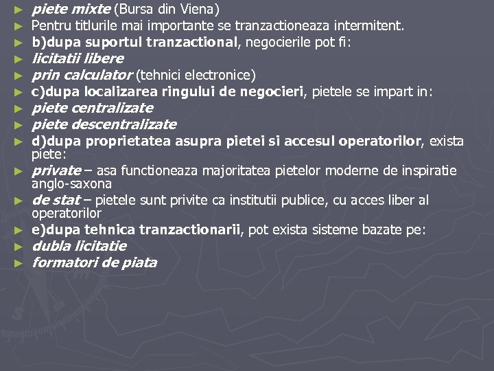 ► ► ► ► ► piete mixte (Bursa din Viena) ► ► dubla licitatie