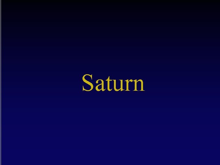 Saturn 