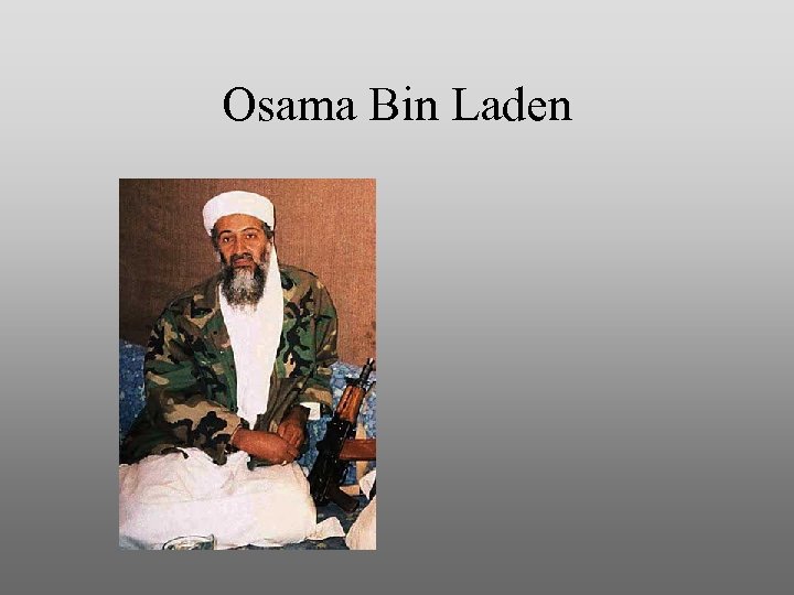 Osama Bin Laden 