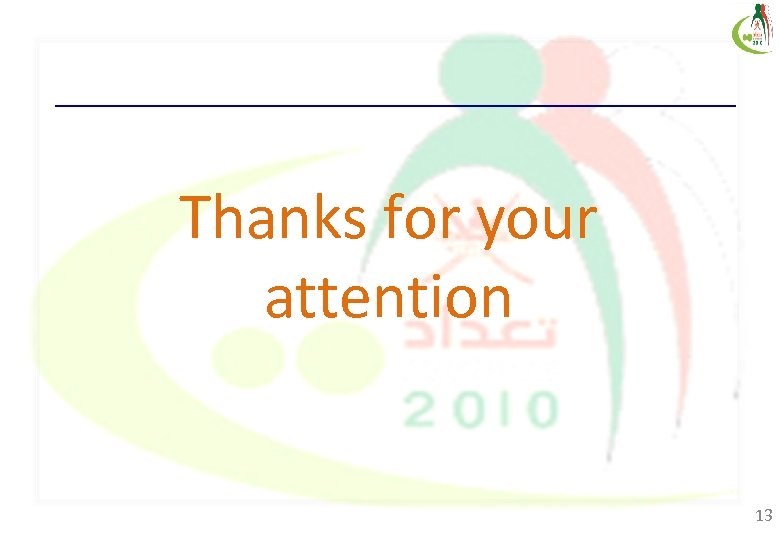 Thanks for your attention 13 