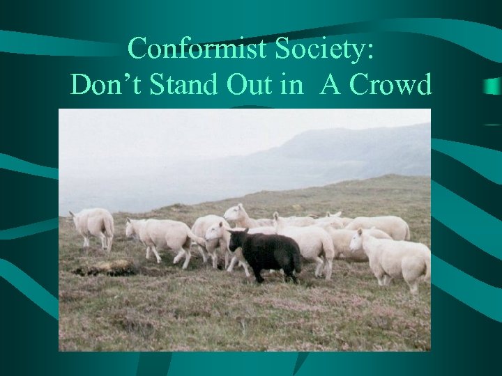 Conformist Society: Don’t Stand Out in A Crowd 