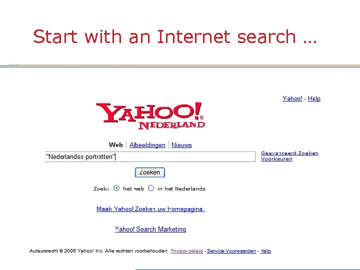 Start with an Internet search … 12 