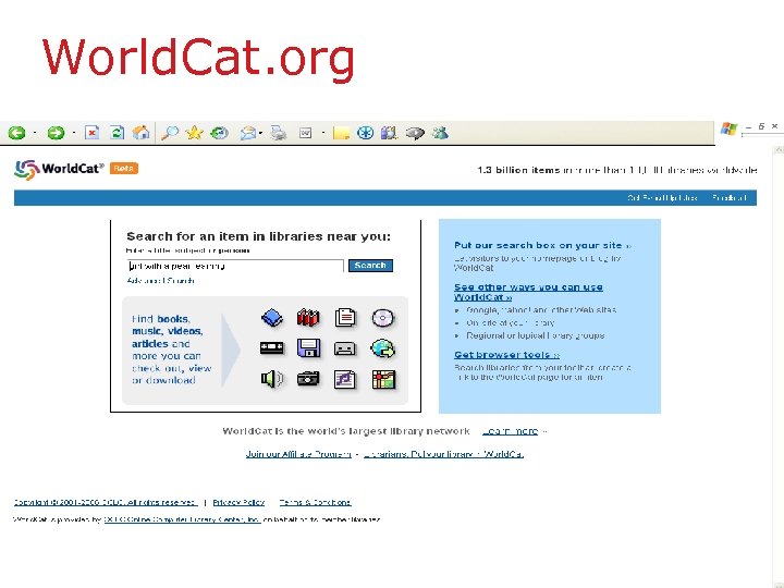 World. Cat. org 32 