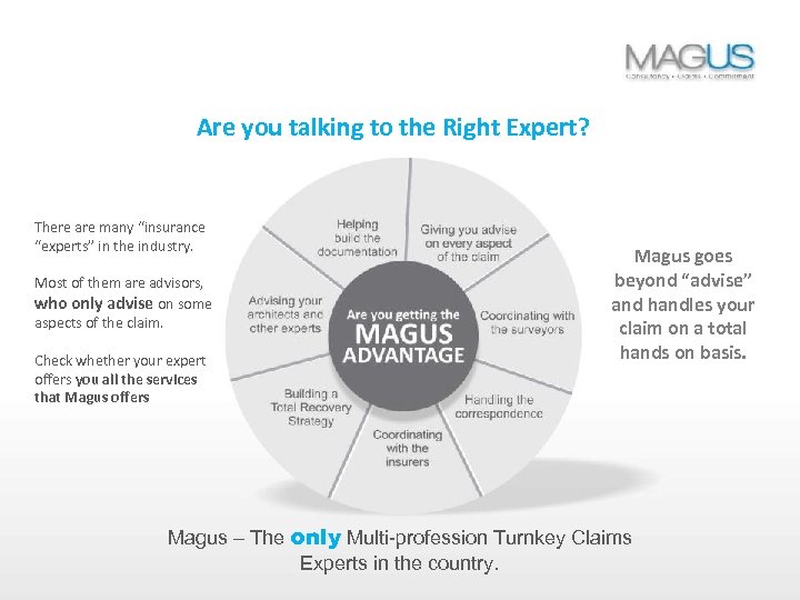 Are you talking to the Right Expert? There are many “insurance “experts” in the