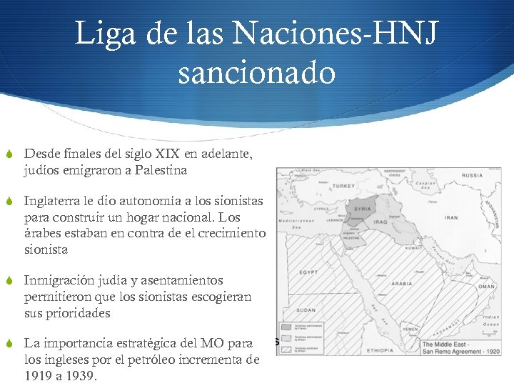 Liga de las Naciones-HNJ sancionado S Desde finales del siglo XIX en adelante, judíos