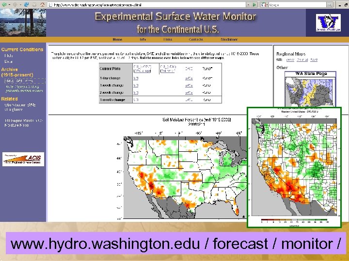 www. hydro. washington. edu / forecast / monitor / 
