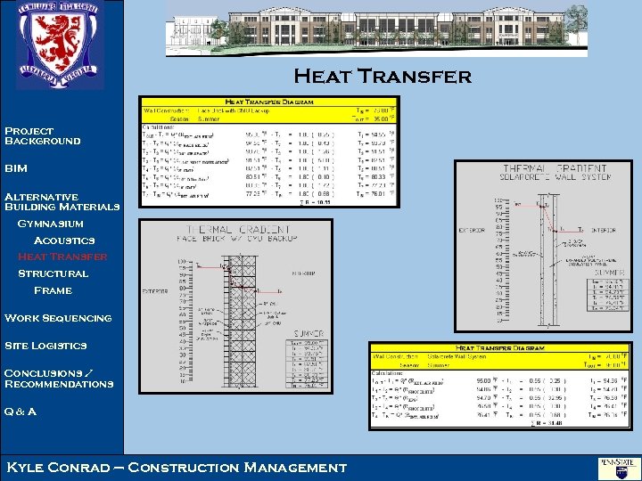 Heat Transfer Project Background BIM Alternative Building Materials Gymnasium Acoustics Heat Transfer Structural Frame