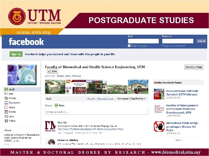 POSTGRADUATE STUDIES M A S T E R & D O C T O