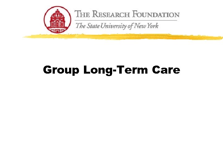 Group Long-Term Care 