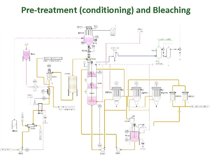 Pre-treatment (conditioning) and Bleaching 